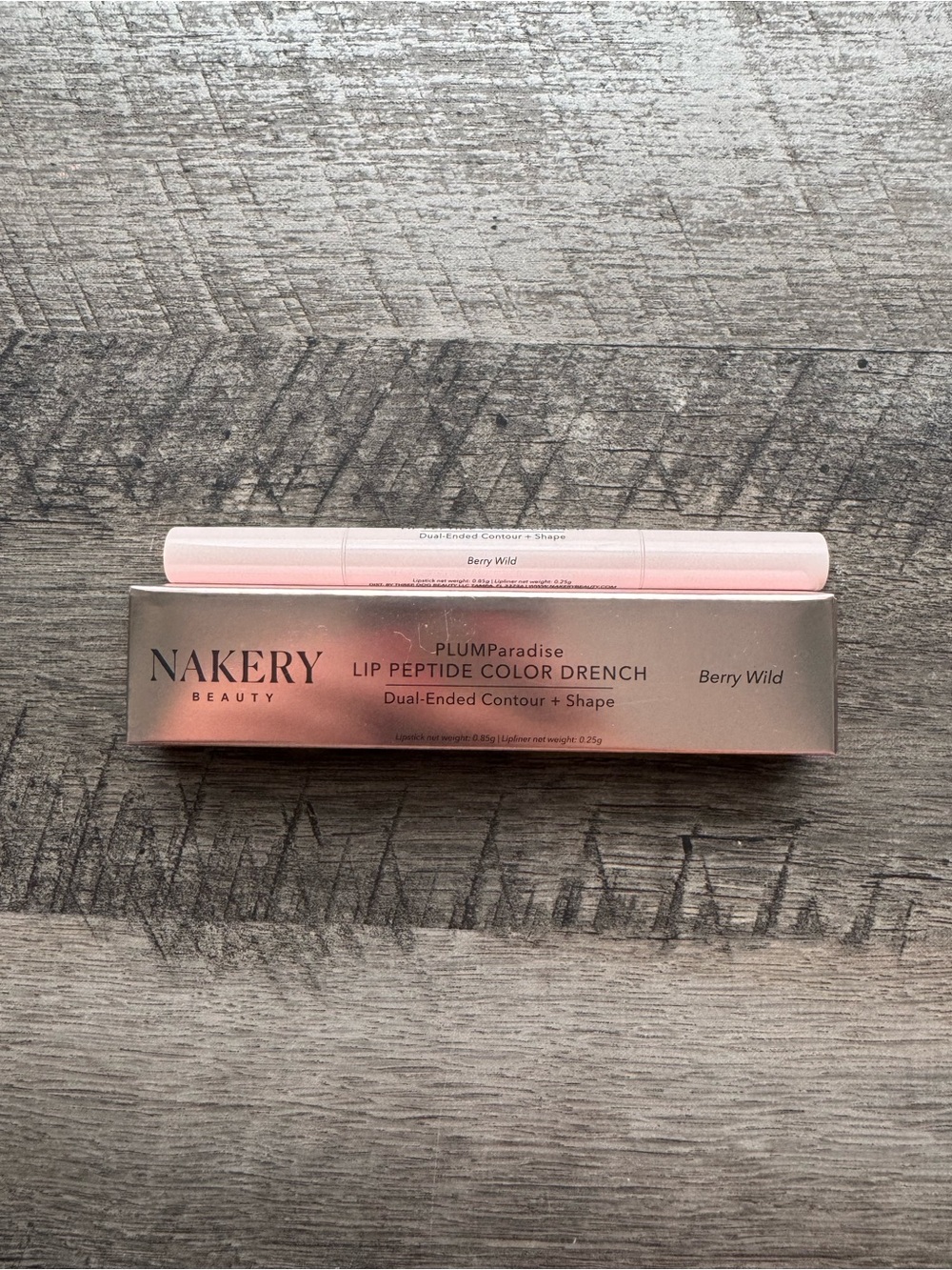 Nakery Beauty PLUMParadise Lip Peptide Color Drench — Berry Wild Pink